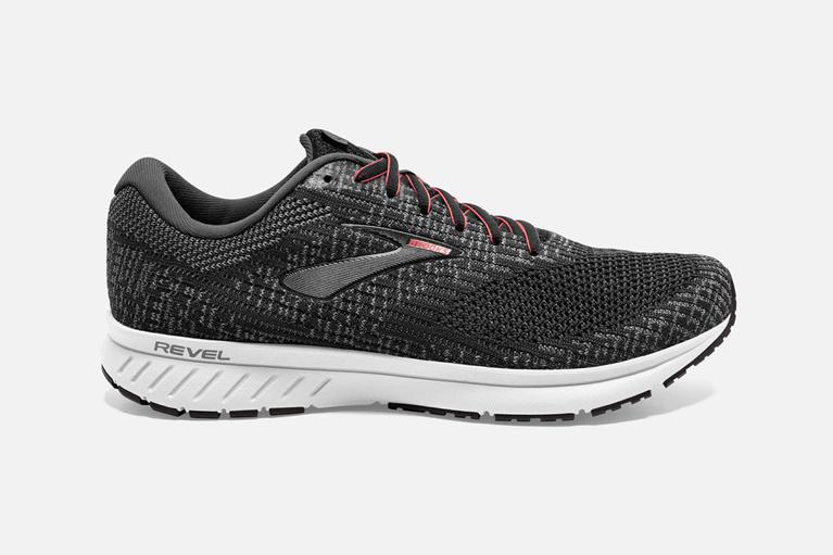 Brooks Men's Revel 3 Road Running Shoes - Grey (LVOQ76083)